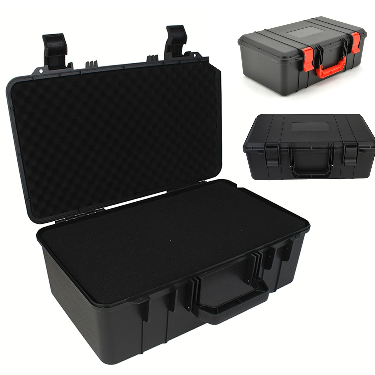 防水保護ツールボックスハードキャリーツールケースバッグ収納ボ - Fish Finder Case のレビューと価格